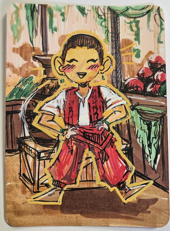 02.04.2025 | Outfit of the Day (Medieval fruit merchant)