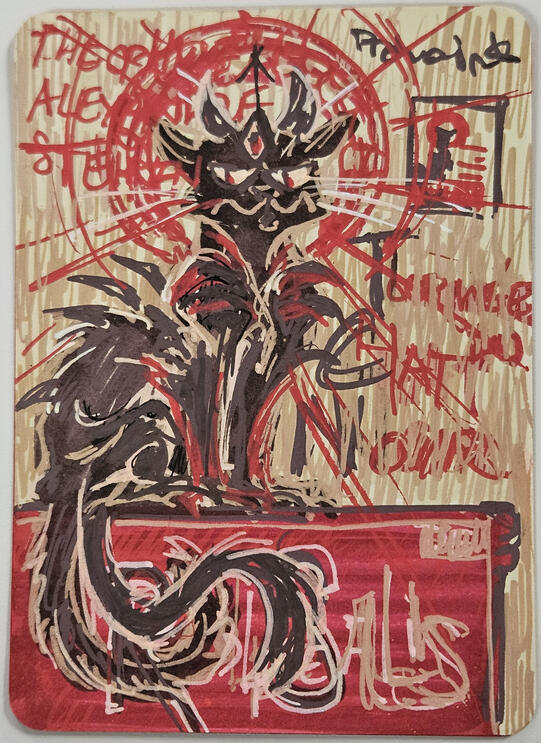 11.07.2024 | Le Chat Noir Rodolphe salis study